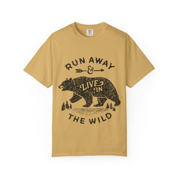Run Away Bear Tee – Live in the Wild