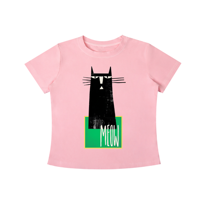 MEOW Minimal Cat Tee