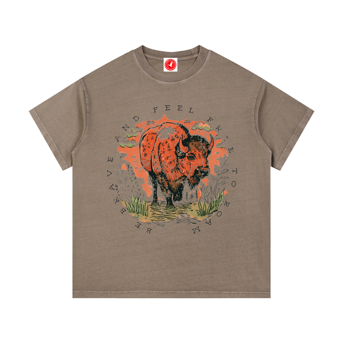 Feel Free to Roam Buffalo Tee