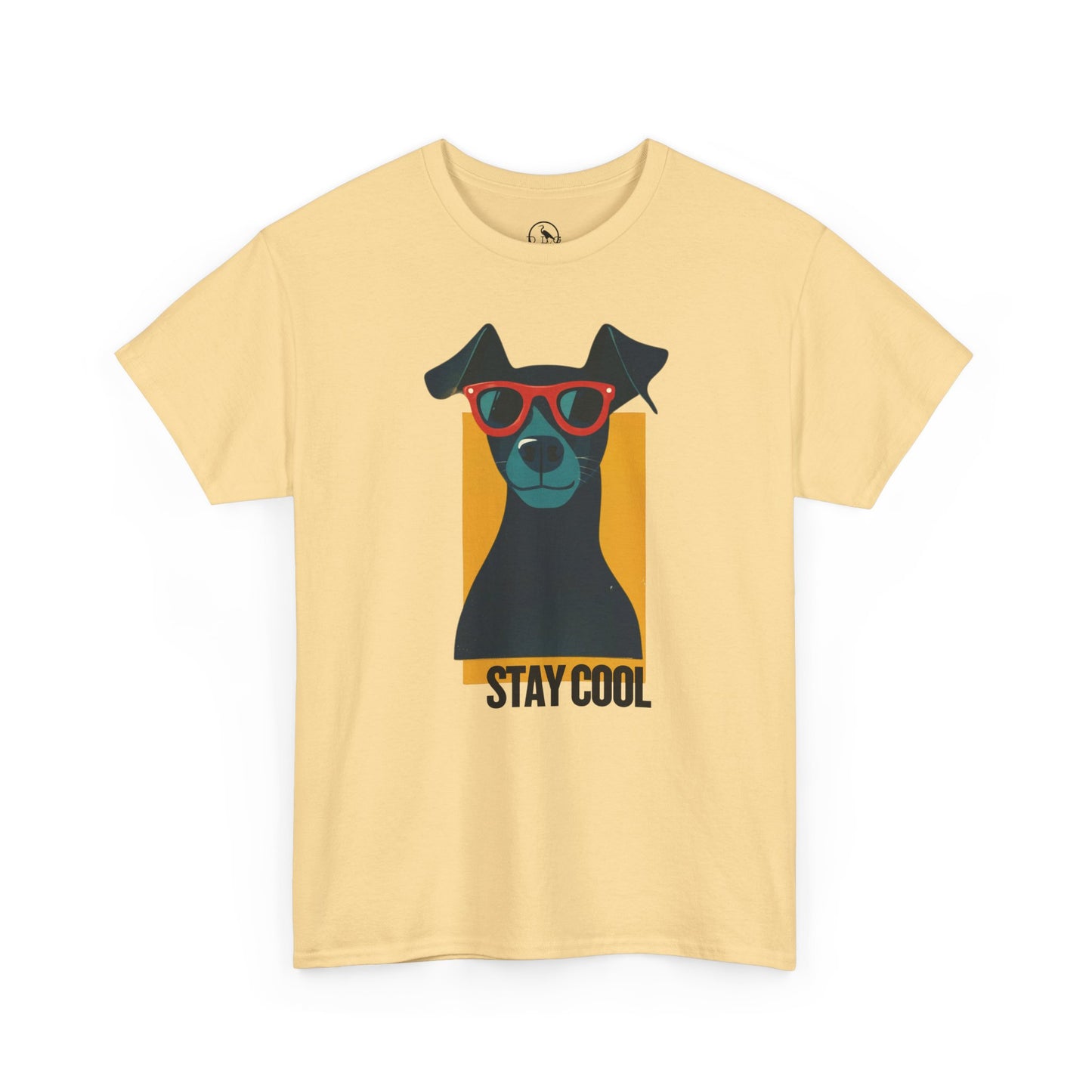 Stay Cool Dog Unisex Heavy Cotton Tee - Fun & Stylish Pet Lover Shirt