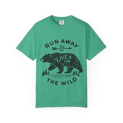 Run Away Bear Tee – Live in the Wild