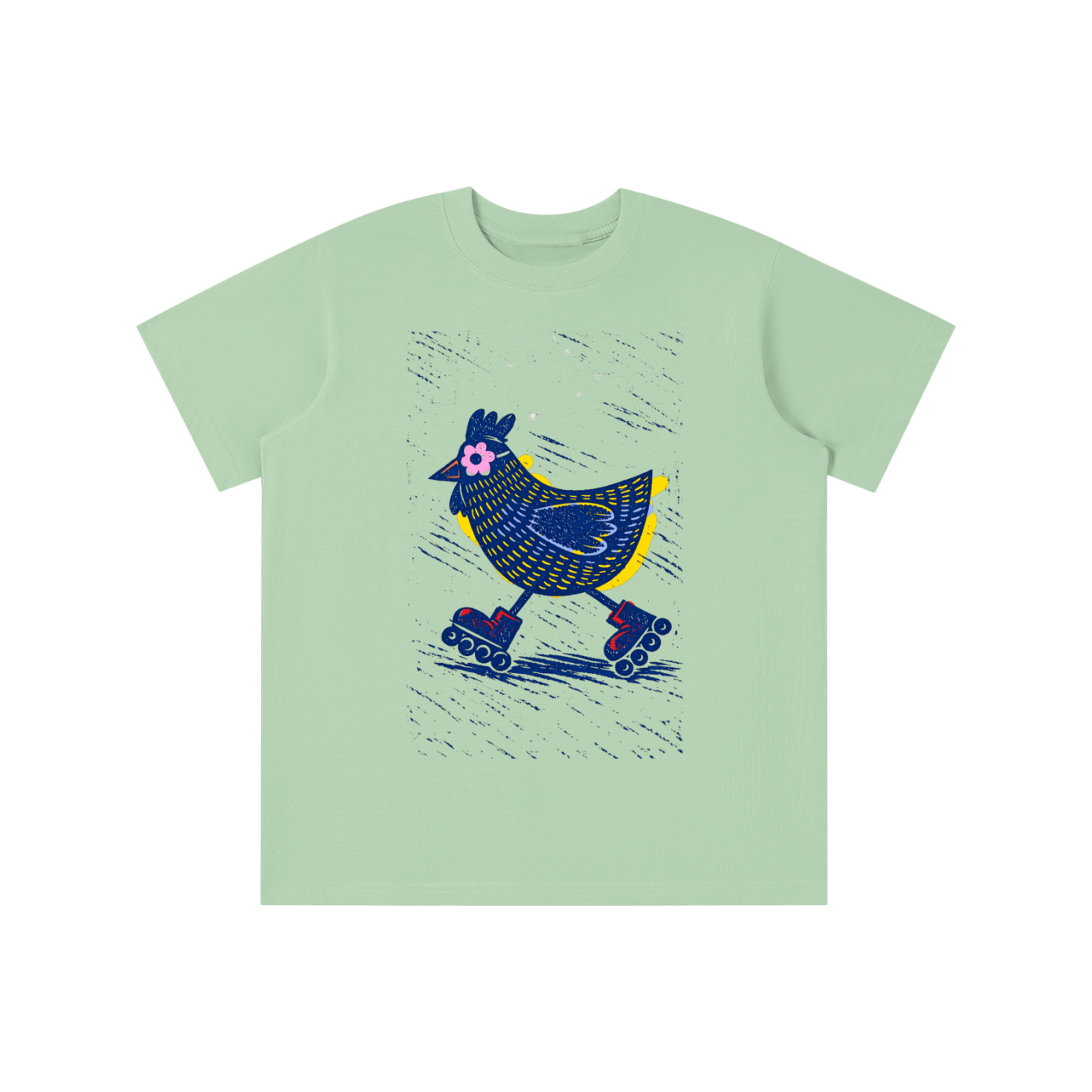 Roller Skating Chicken