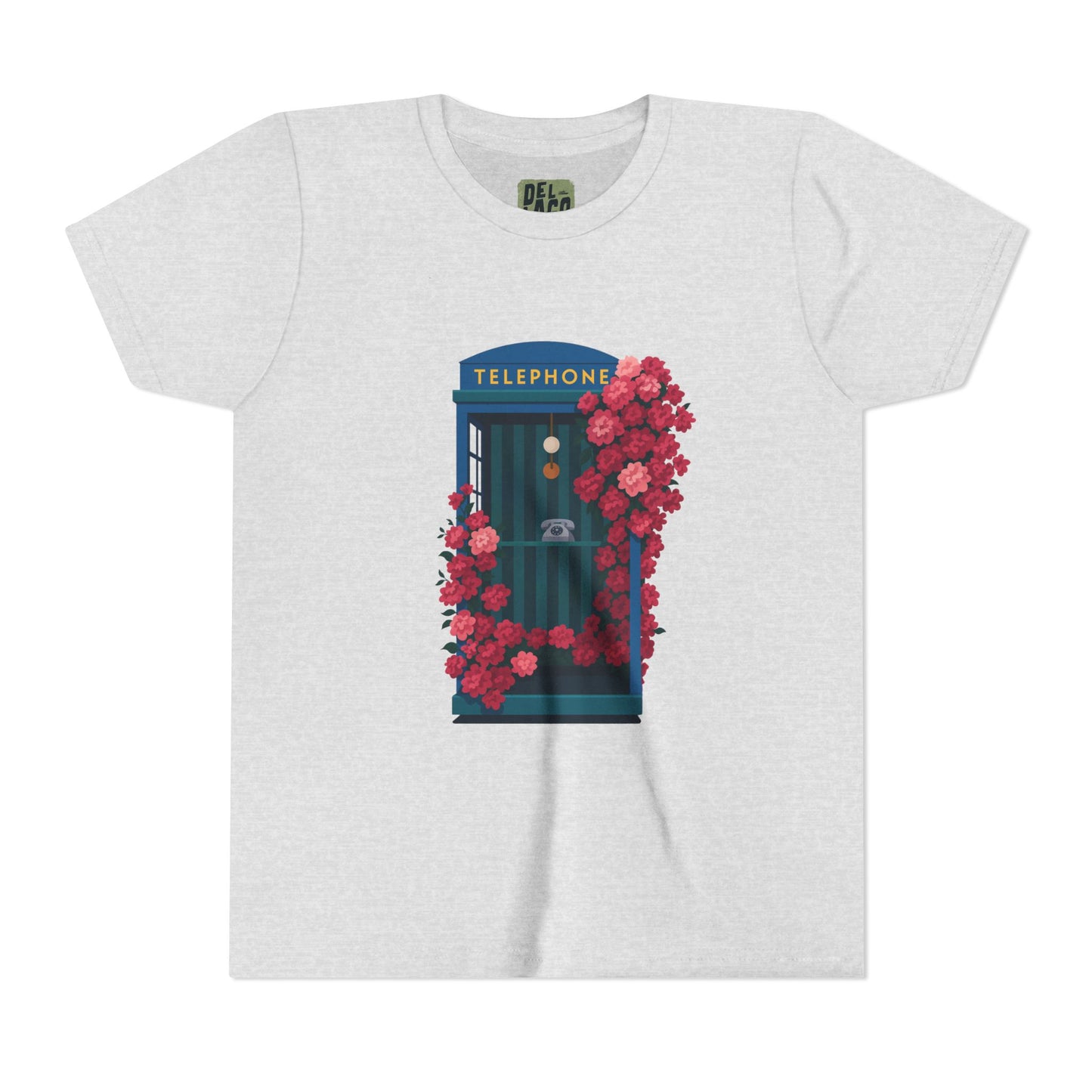 Vintage Floral Phone Booth Tee - Youth image 5