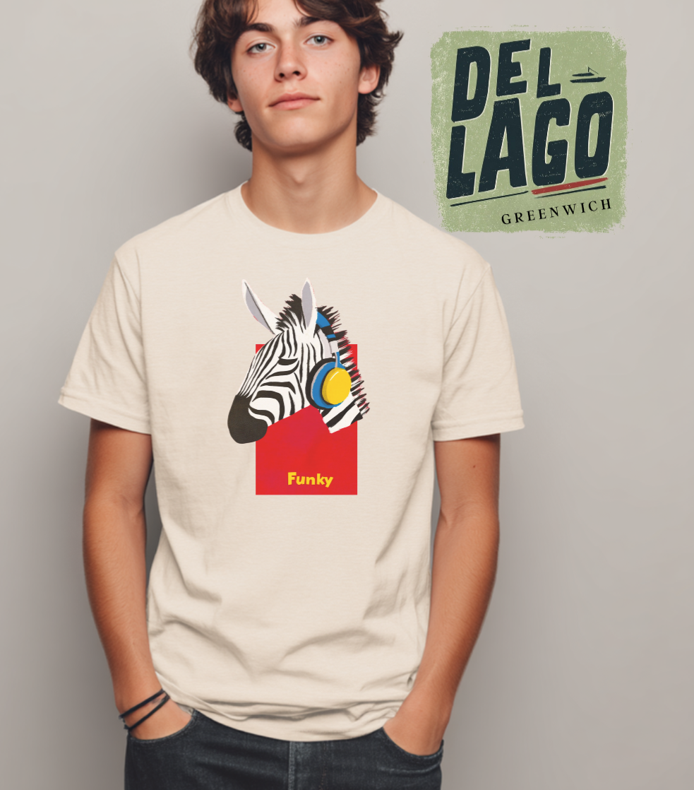 Funky Zebra Youth T-Shirt  image 1