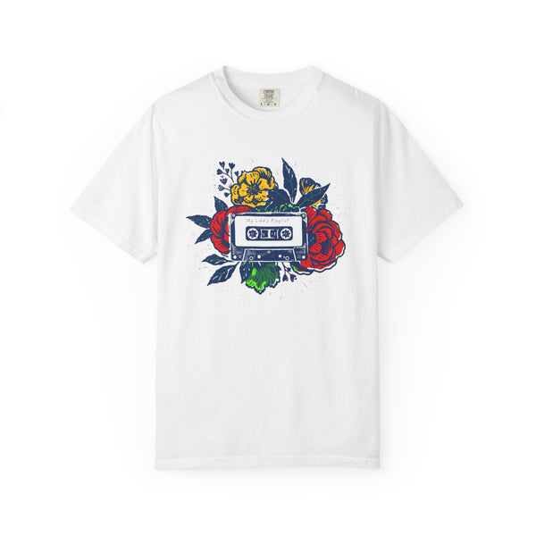 Floral Cassette Graphic Tee
