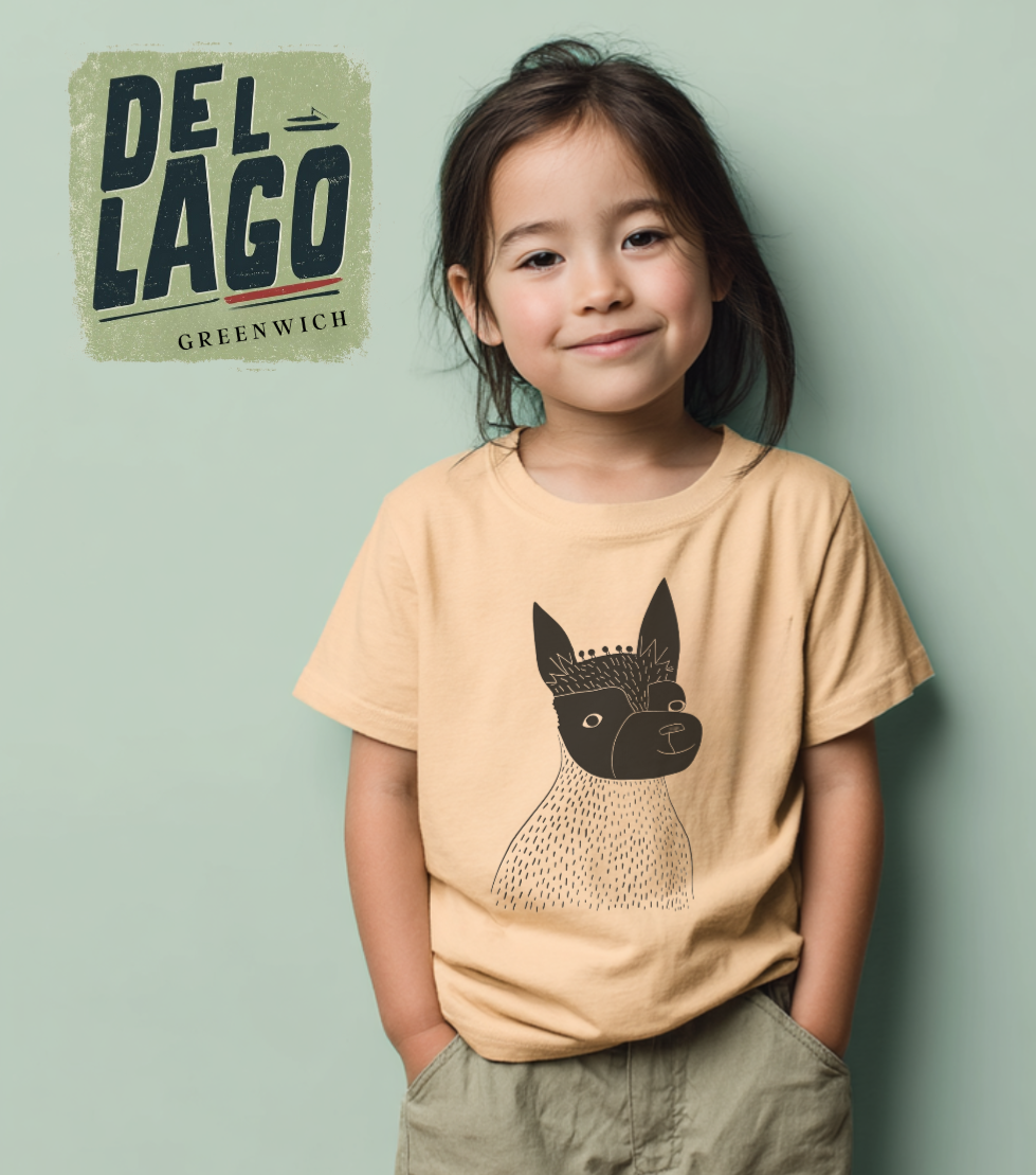 Toddler Dog Illustration Tee image 1