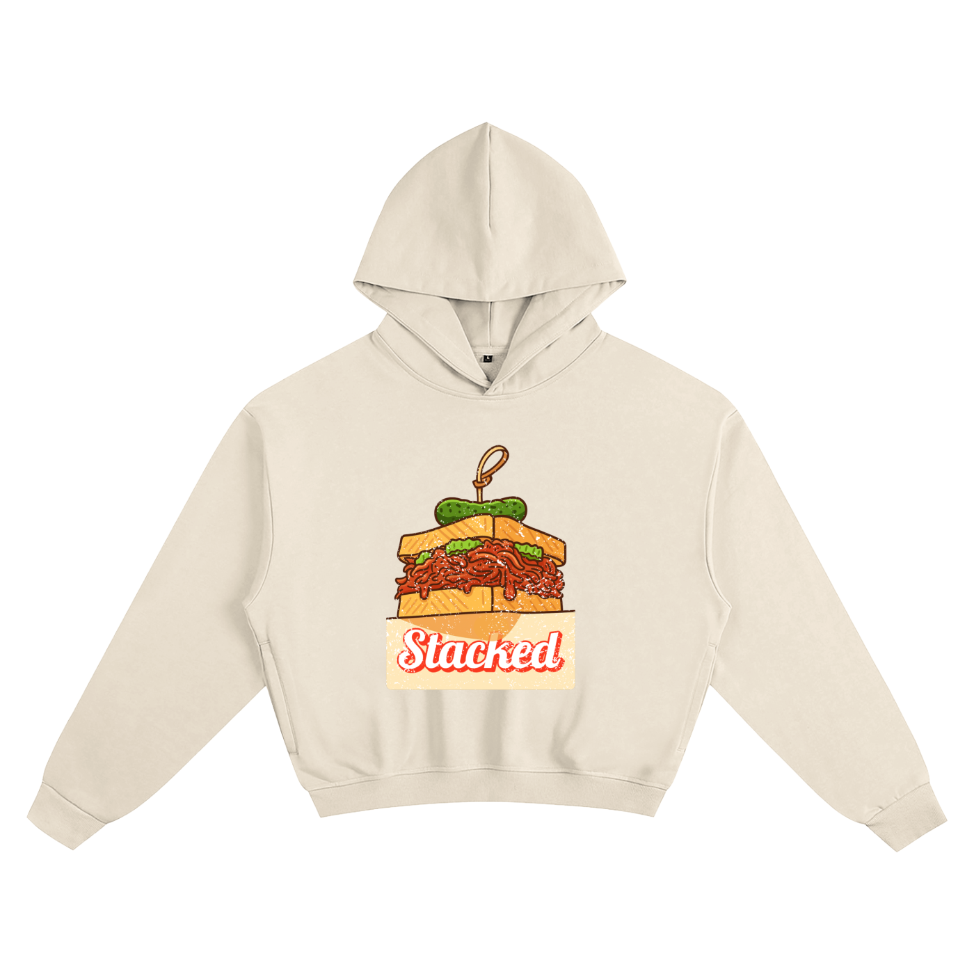 Unisex Cotton Cropped Hoodie