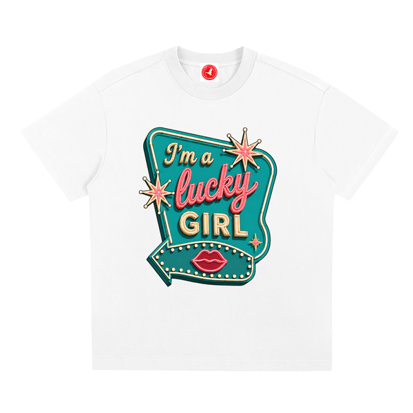 Lucky Girl Oversized  Sonora Tee