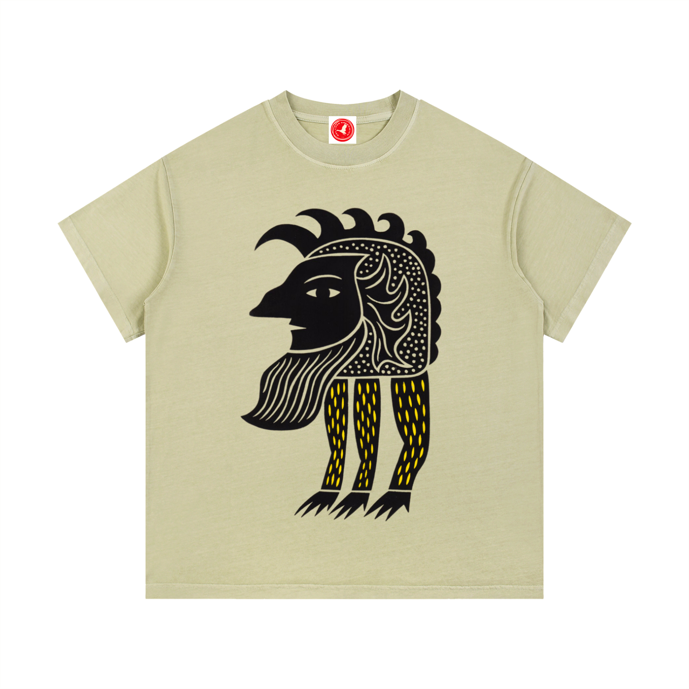 Abstract Folk Creature Tee