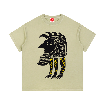 Abstract Folk Creature Tee
