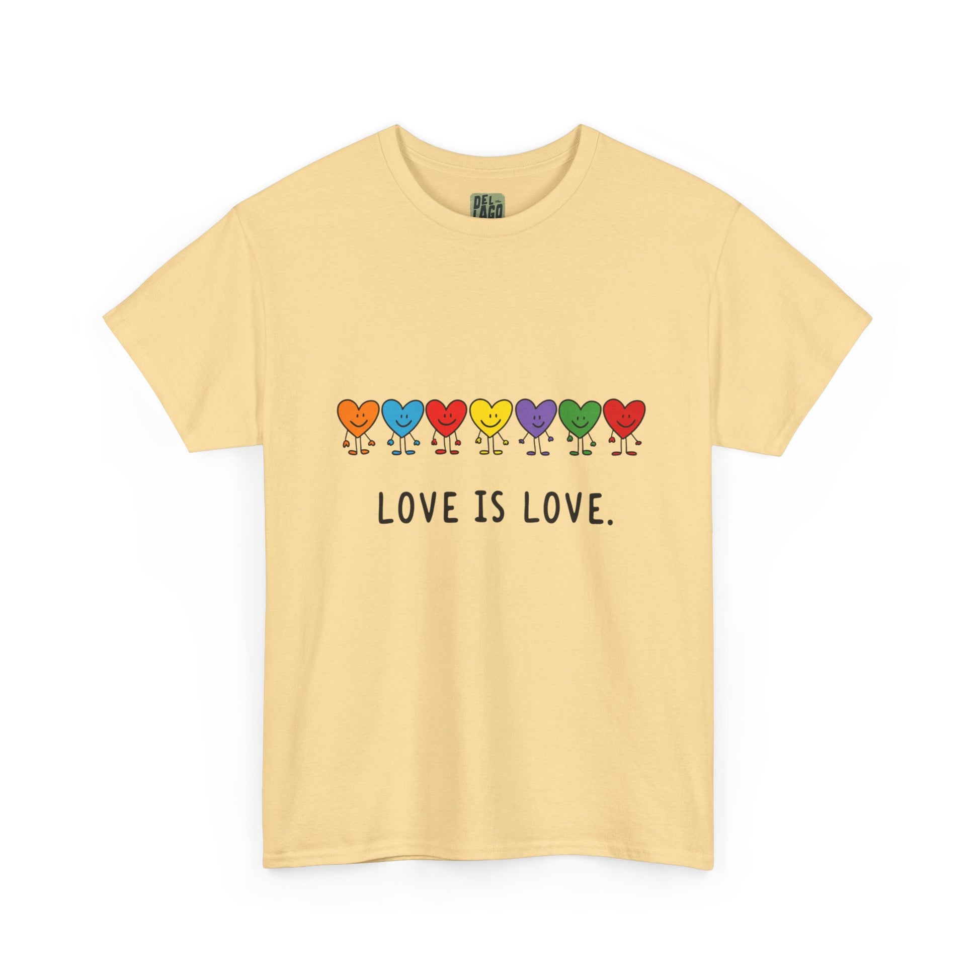 "Love is Love" Unisex Cotton Tee image 4