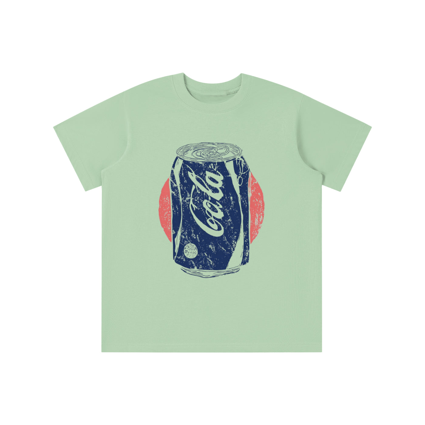 Vintage Cola Can graphic t-shirt featuring retro soda artwork inspired by nostalgic Americana and classic advertising.