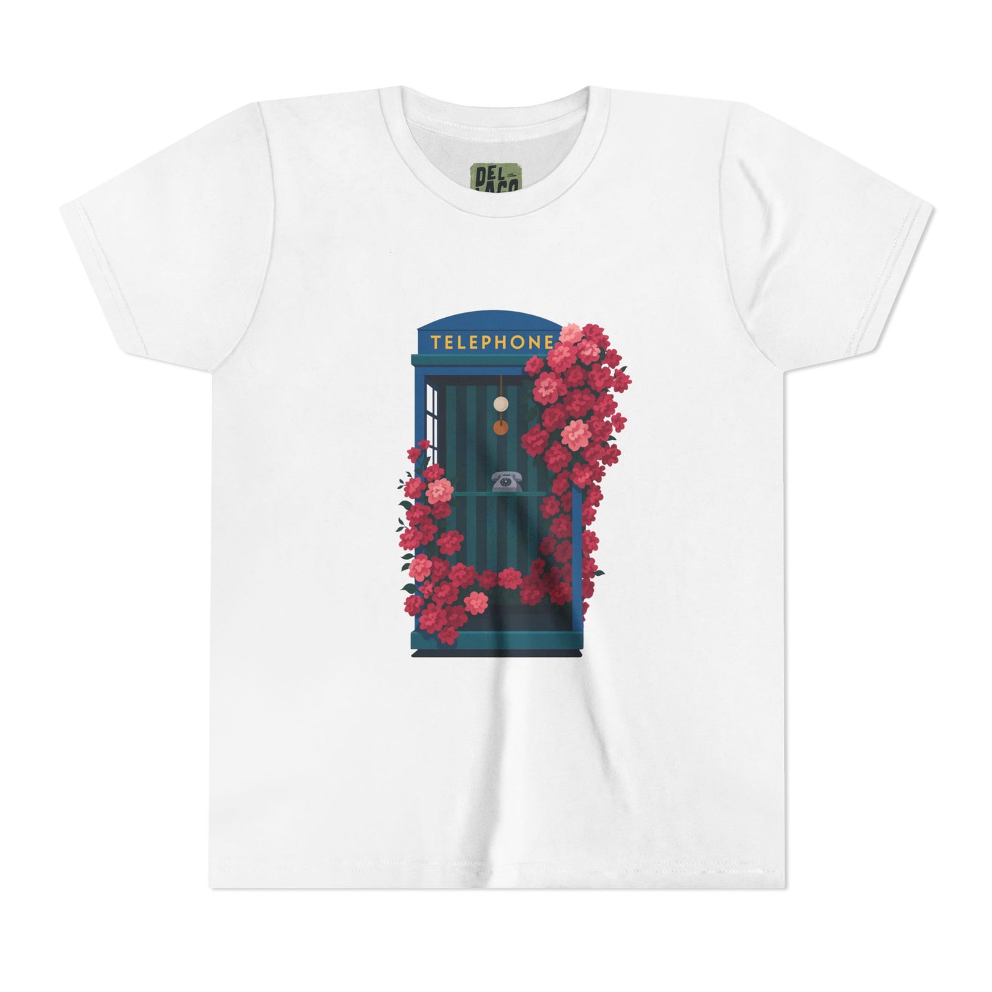 Vintage Floral Phone Booth Tee - Youth image 6
