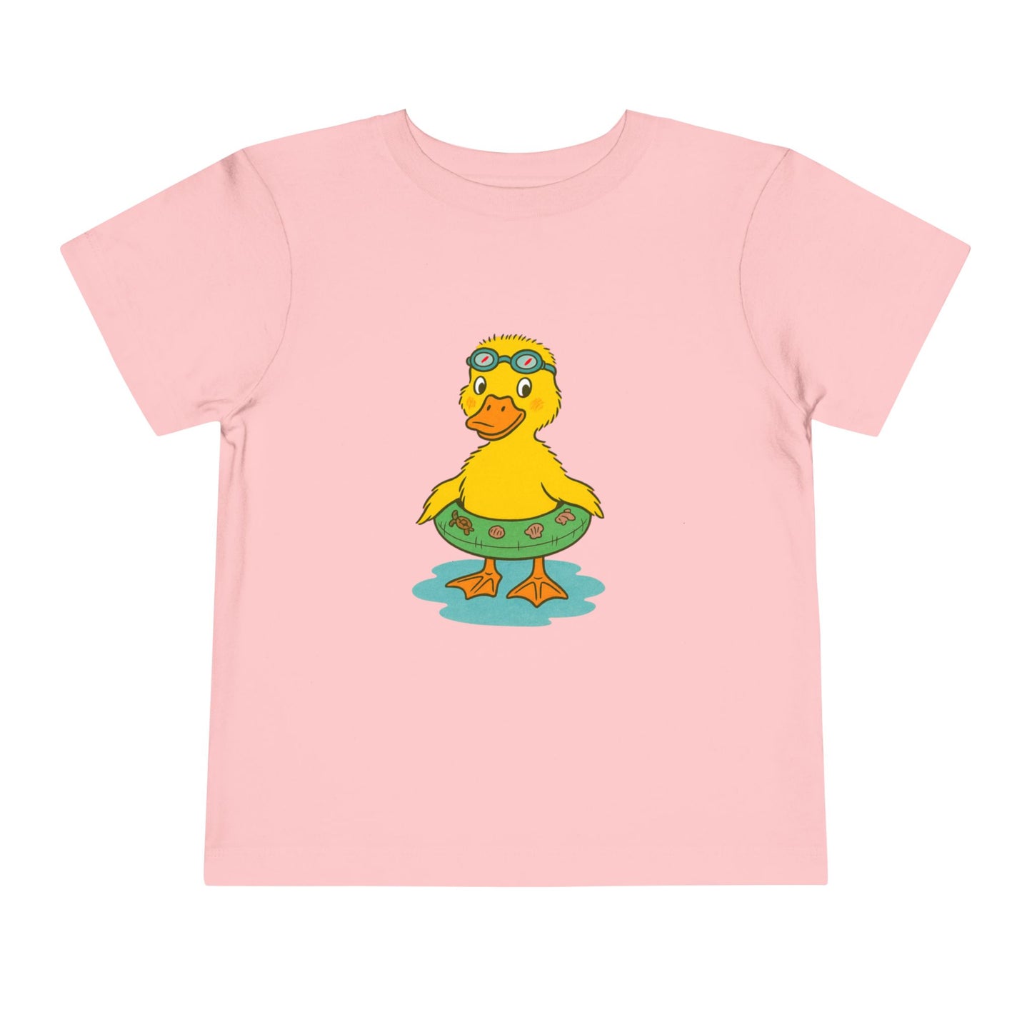 Duck with a floaty and goggles image 7