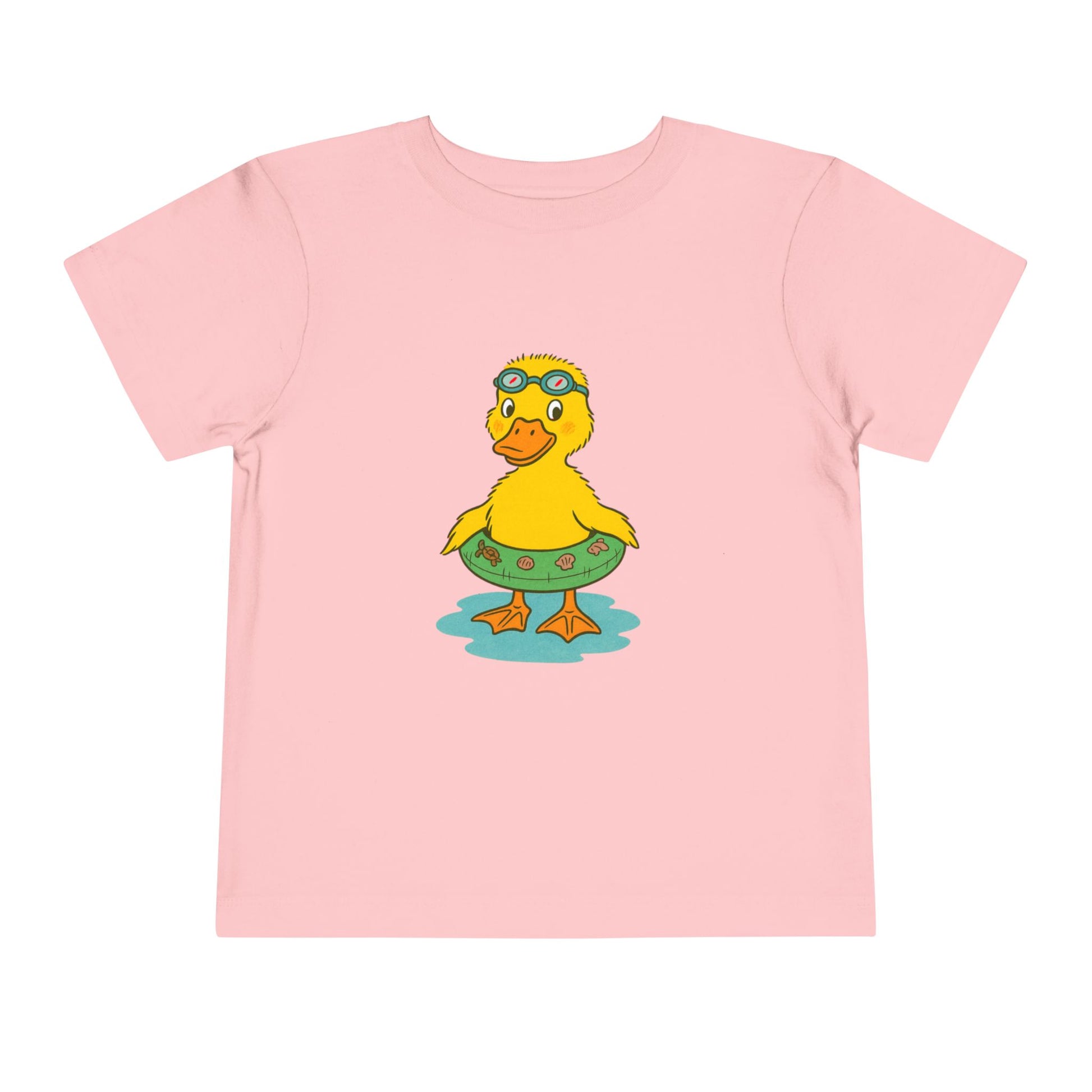 Duck with a floaty and goggles image 7