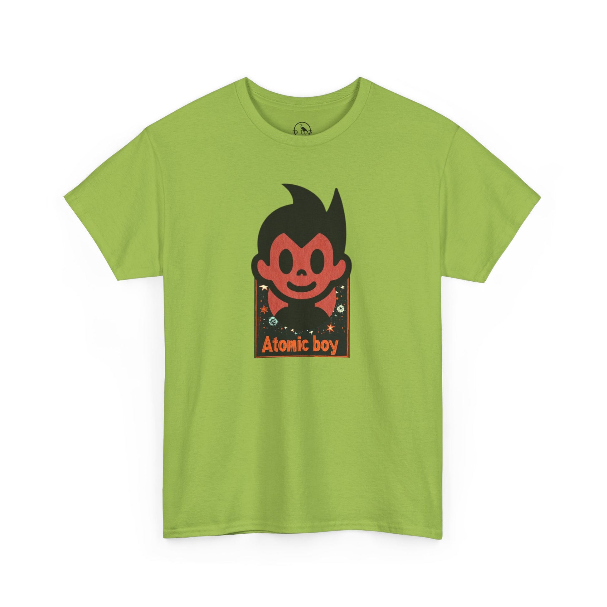Atomic Boy Unisex Heavy Cotton Tee - Retro Cartoon Graphic T-Shirt image 8