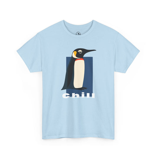 "Chill" Penguin Cotton Tee