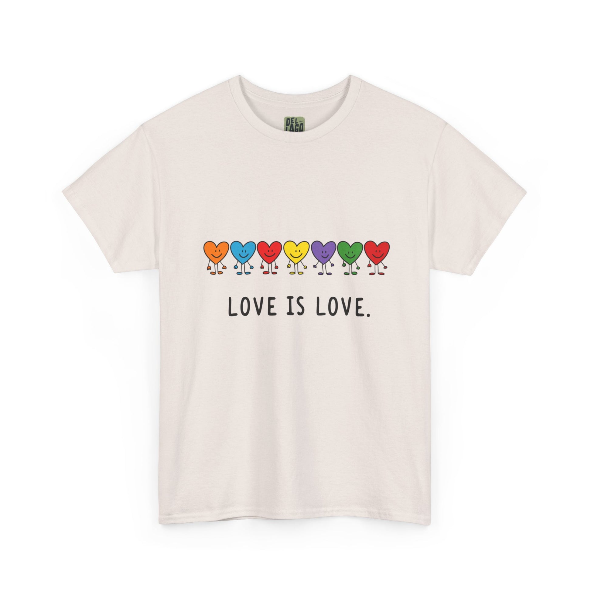 "Love is Love" Unisex Cotton Tee image 3