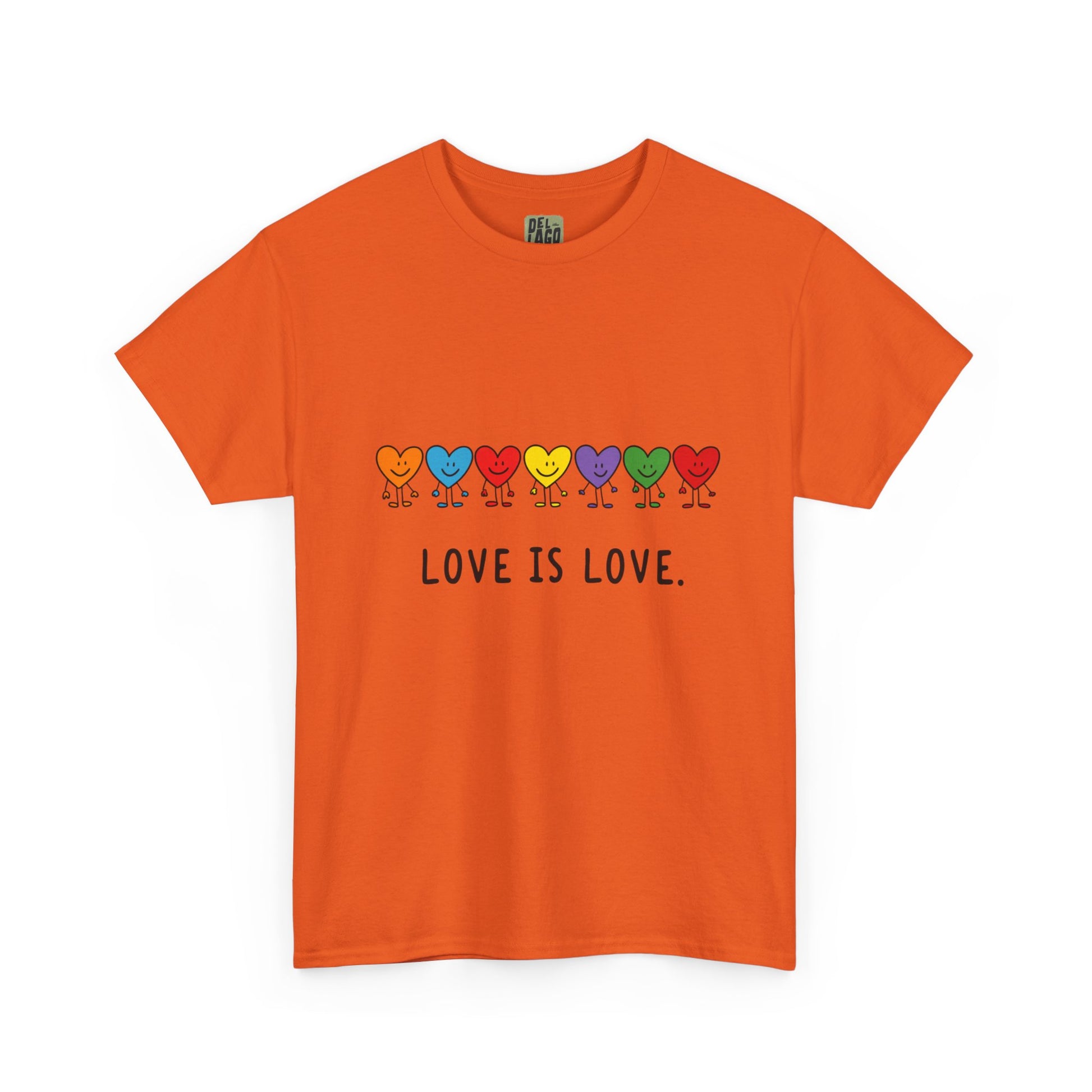 "Love is Love" Unisex Cotton Tee image 6