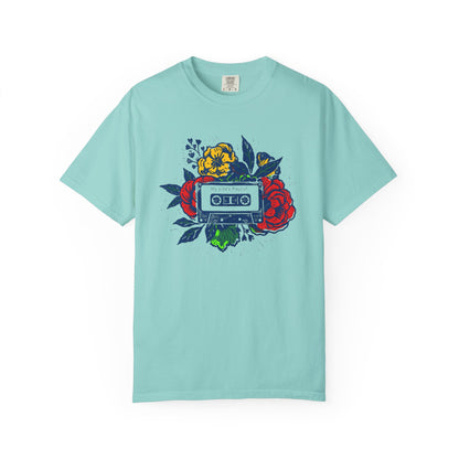 Floral Cassette Graphic Tee