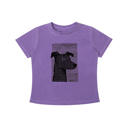 Minimalist Dog Sketch Tee