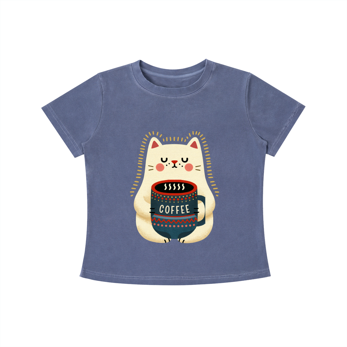 Cozy Cat Coffee Tee