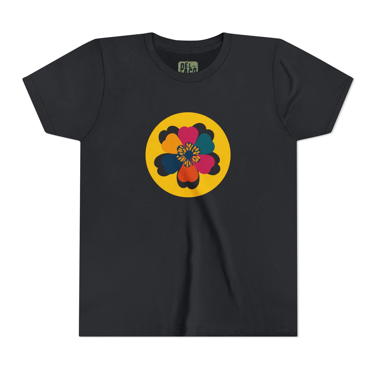 Youth Short Sleeve Flower Tee image 7
