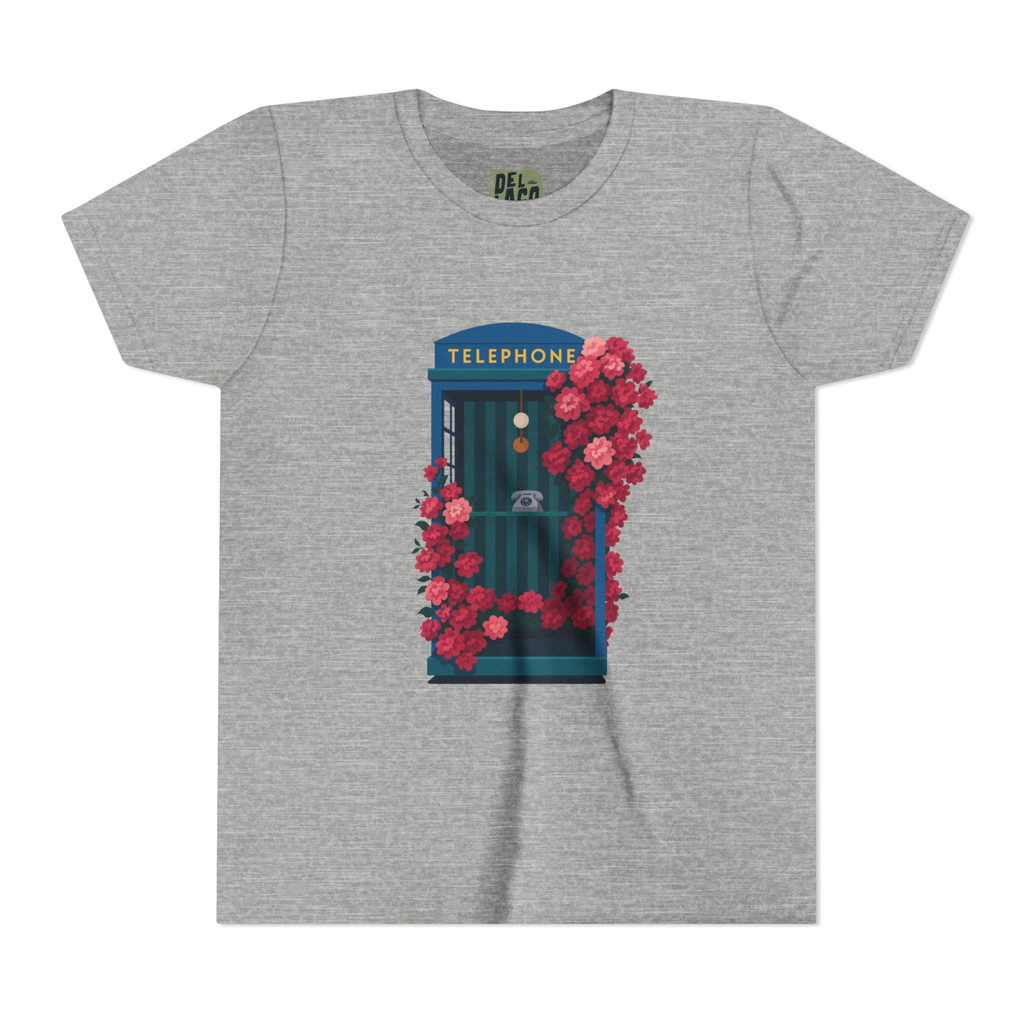 Vintage Floral Phone Booth Tee - Youth image 9