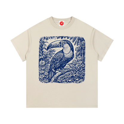 Vintage Botanical Bird Tee