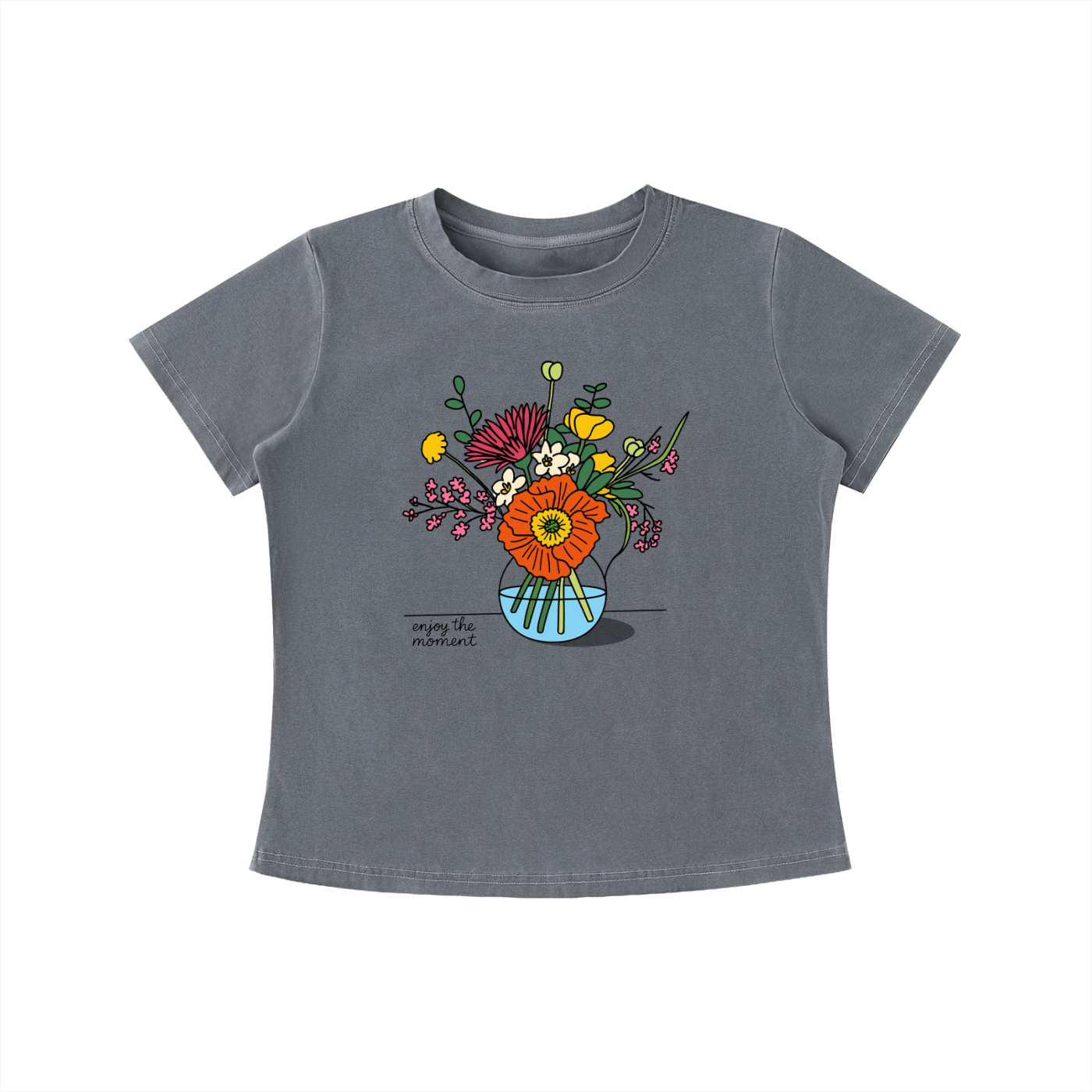 Enjoy the Moment Floral Tee