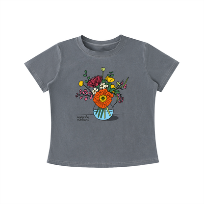 Enjoy the Moment Floral Tee