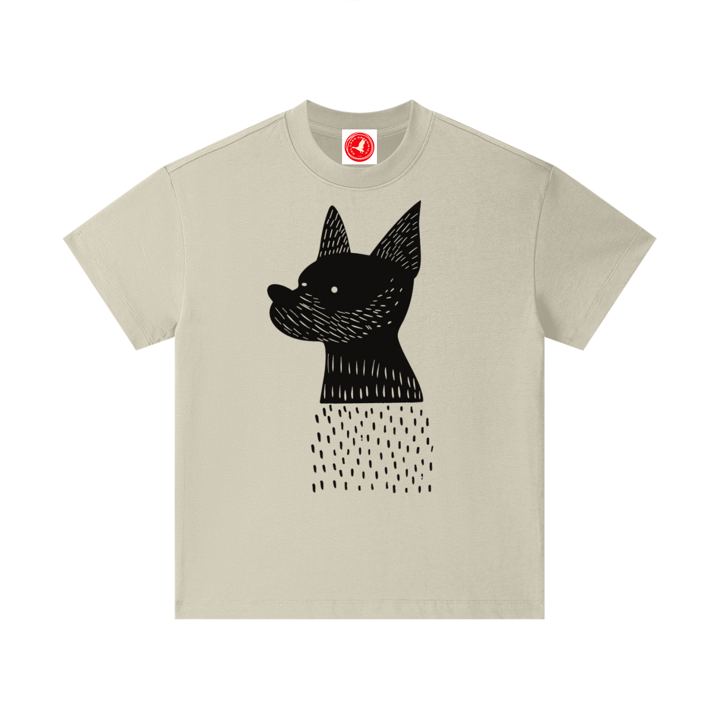 Abstract Dog Graphic