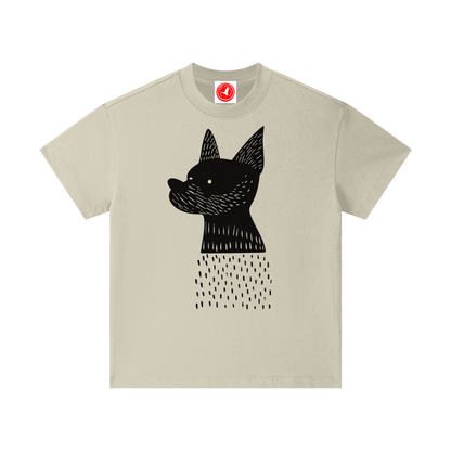 Abstract Dog Graphic