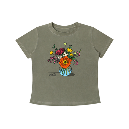 Enjoy the Moment Floral Tee