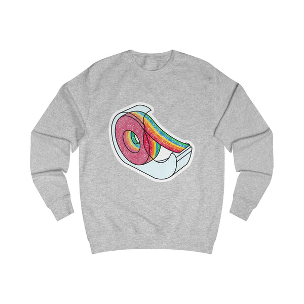 Rainbow Tape Dispenser Graphic Sweatshirt