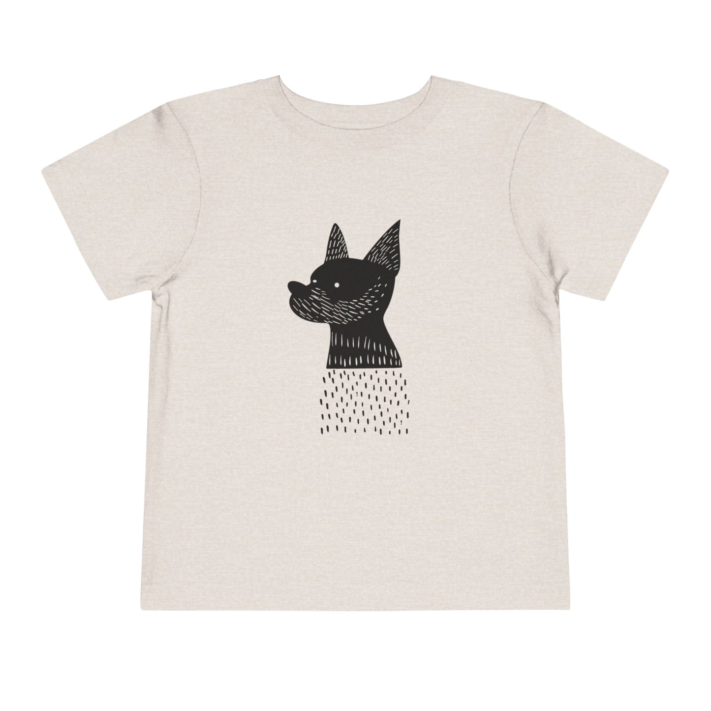 Whimsical Dog Print Toddler Tee image 3