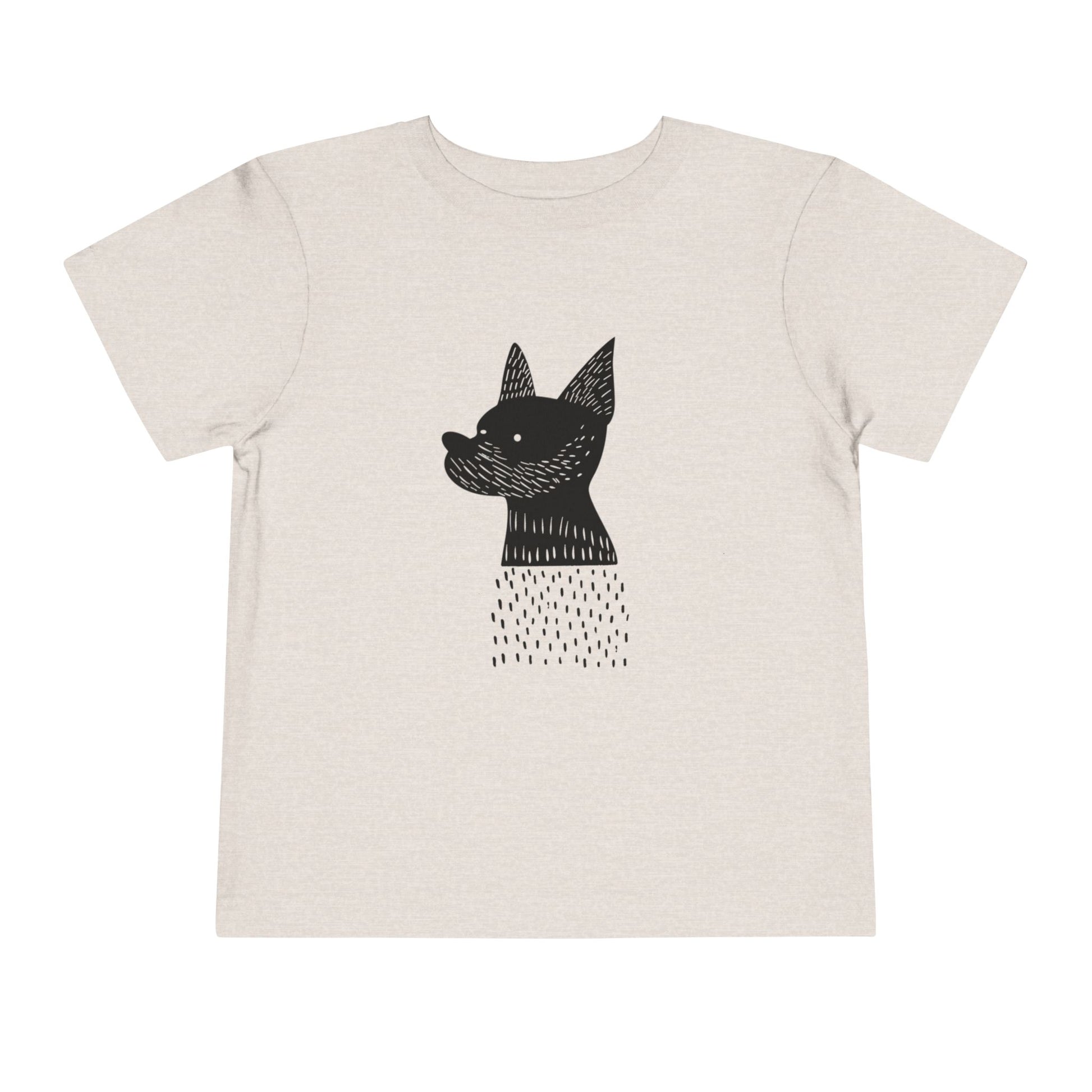 Whimsical Dog Print Toddler Tee image 3