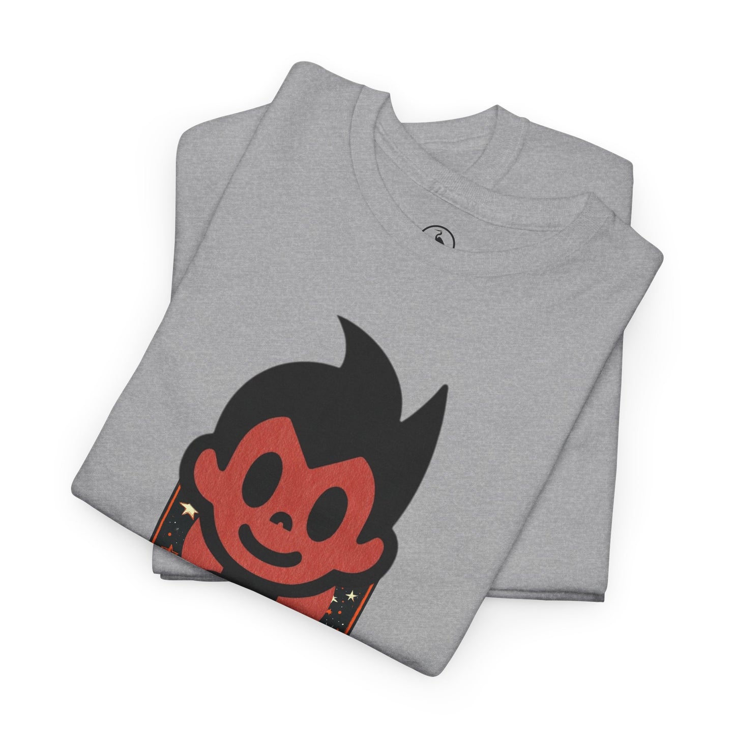 Atomic Boy Unisex Heavy Cotton Tee - Retro Cartoon Graphic T-Shirt