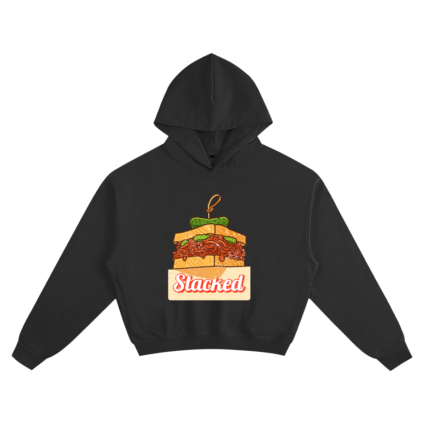 Unisex Cotton Cropped Hoodie