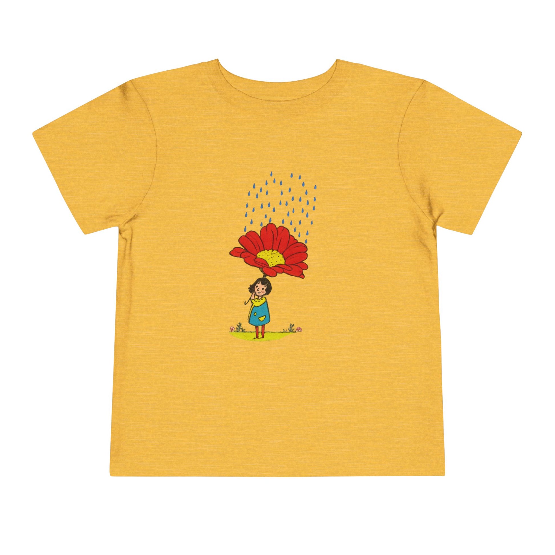 “Flower Umbrella” Toddler Tee image 6