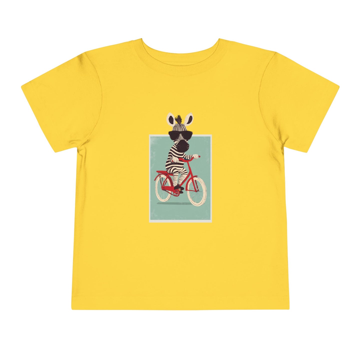 🚴‍♂️🦓 Whimsical Zebra on a Bike Toddler Tee image 12