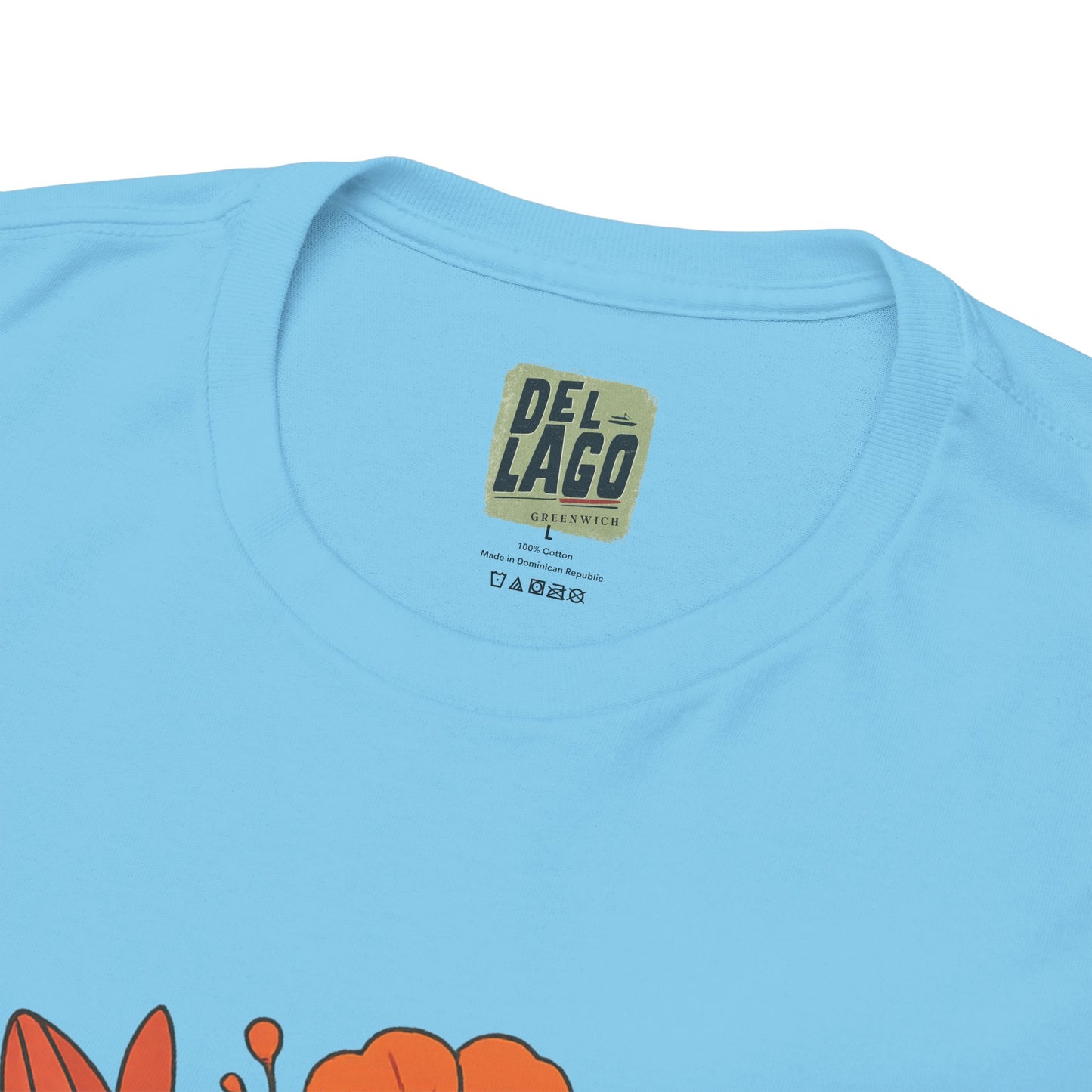 Vintage Floral Boombox Unisex Heavy Cotton Tee