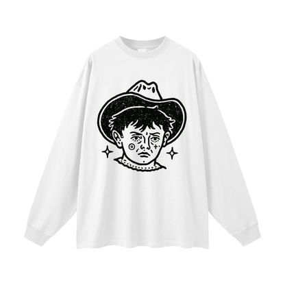 Cowboy Kid Graphic Long Sleeve T-Shirt