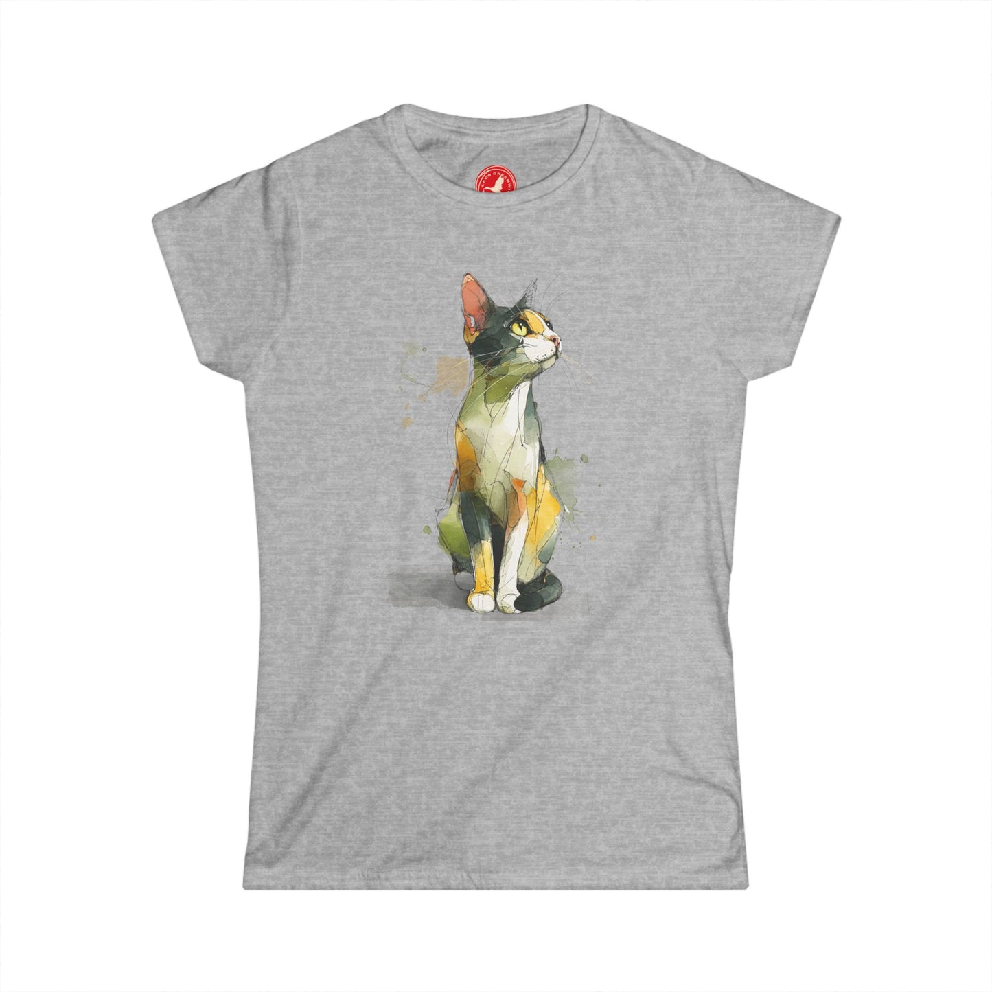 Watercolor Cat Graphic Tee
