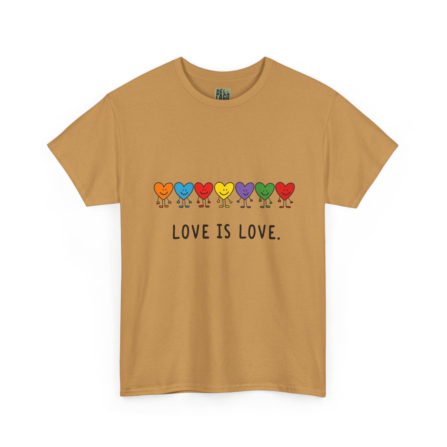 "Love is Love" Unisex Cotton Tee image 7