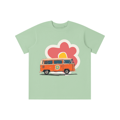 Retro Flower Van