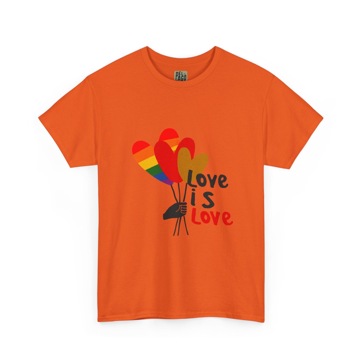 "Love is Love" Heart Balloon T-Shirt – Celebrate Pride & Unity image 8