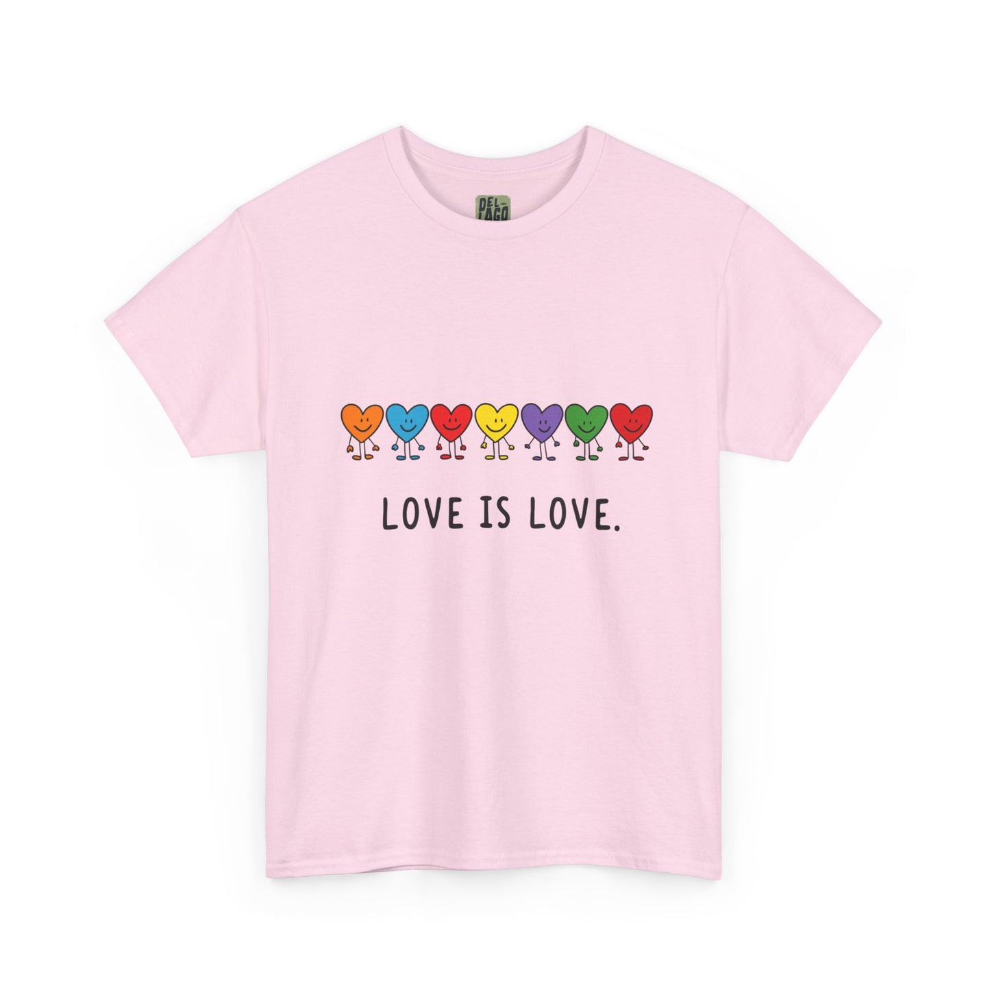 "Love is Love" Unisex Cotton Tee image 8