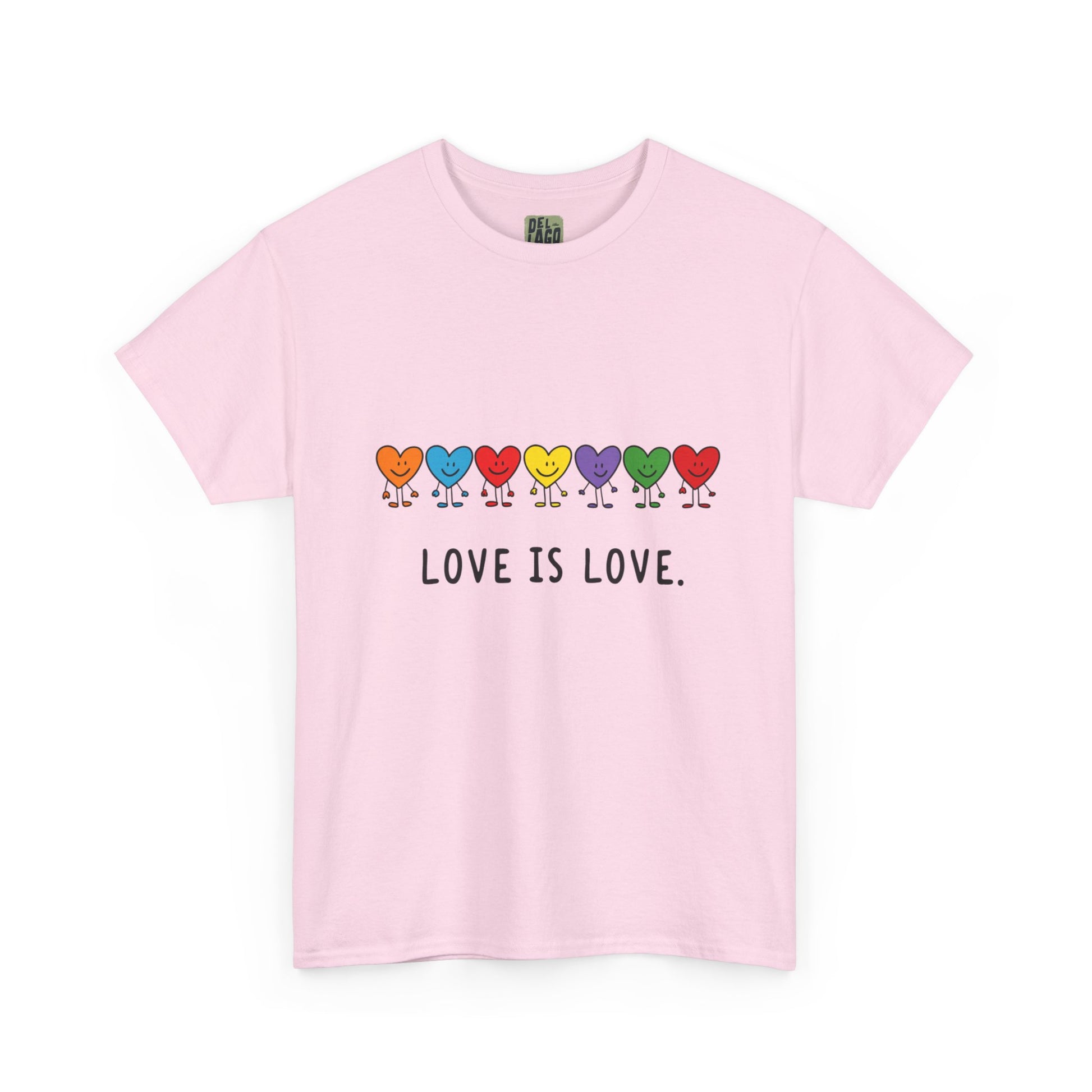 "Love is Love" Unisex Cotton Tee image 8