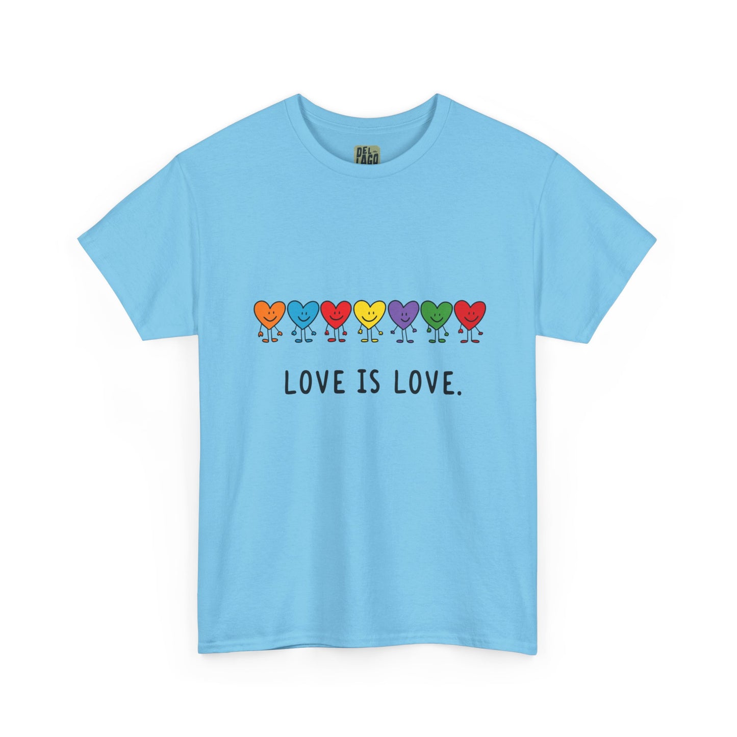 "Love is Love" Unisex Cotton Tee image 11